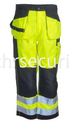 Men's High-Visibility Yellow Work Pants